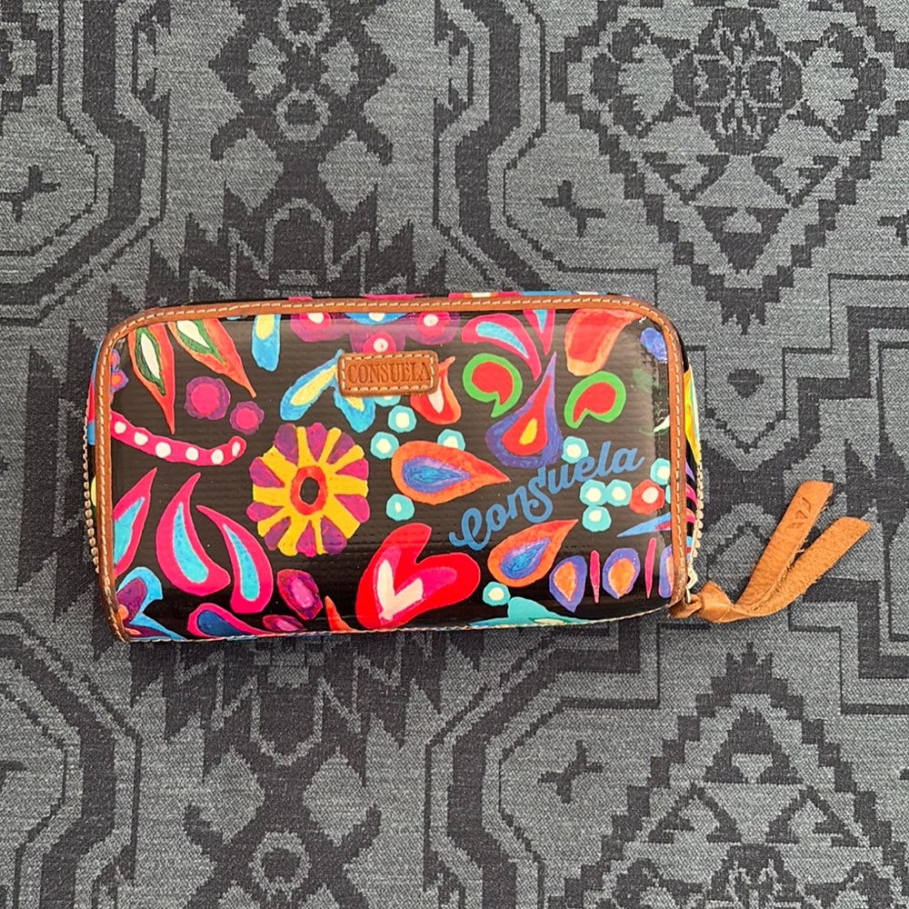 Consuela Multicolor Floral Wallet
